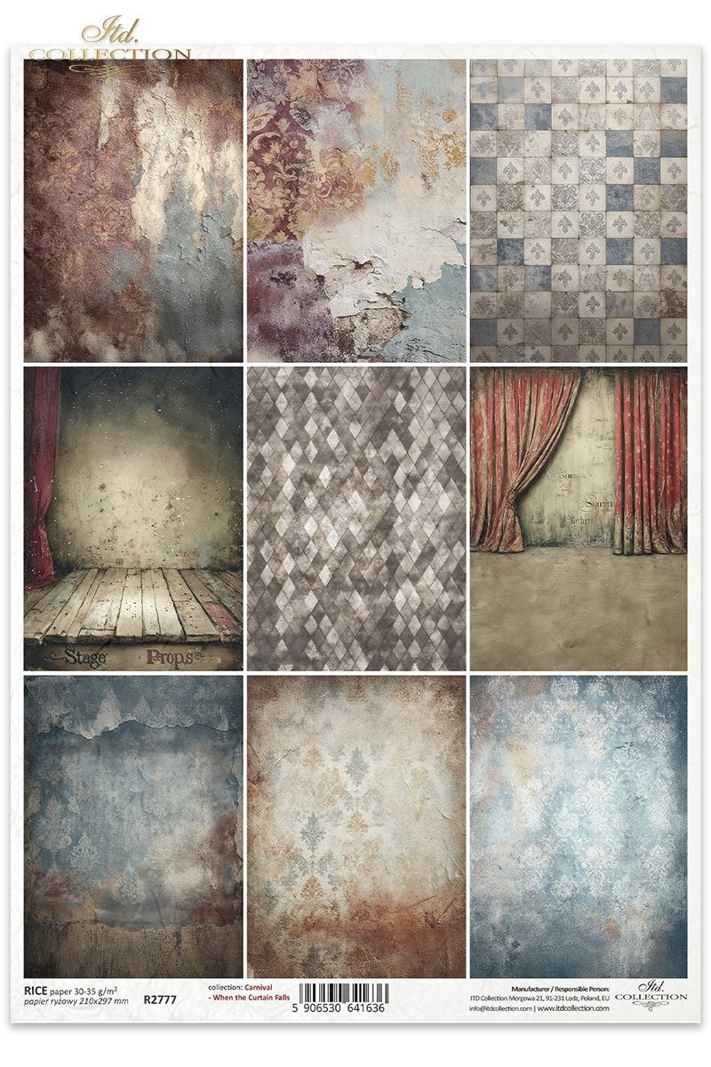 ITD Collection - Carnival - Rice Paper - R2777