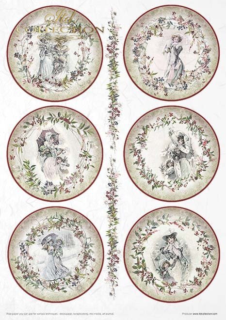 ITD Collection - Victorian Christmas Rice Paper Set
