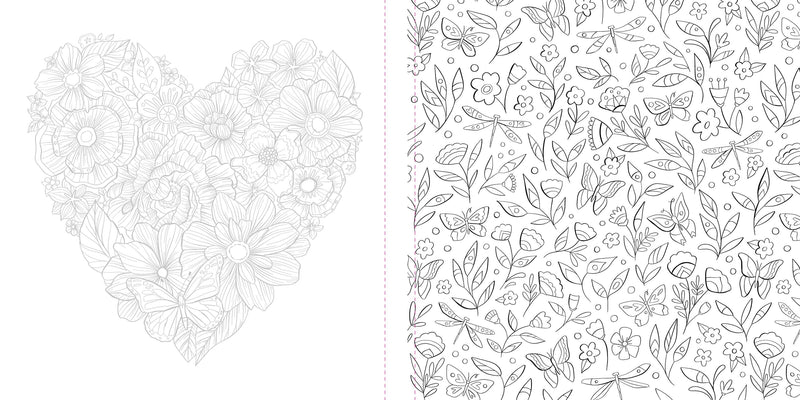 Megan Wells - Funky Florals Art Coloring Book