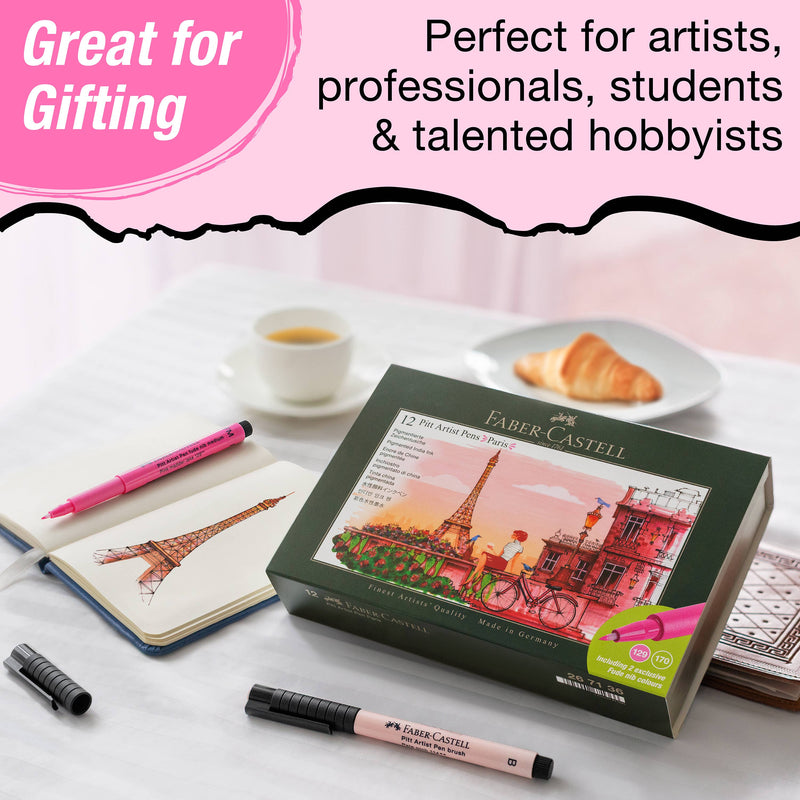 Faber-Castell - Pitt Artist Pen Limited Edition City Gift Set - Paris