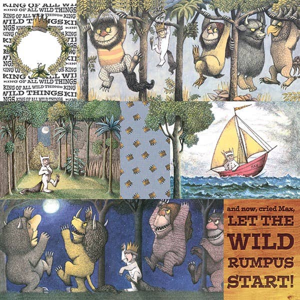 Paper House Productions - Where the Wild Things Are-Tag 12x12 Double Sided Paper