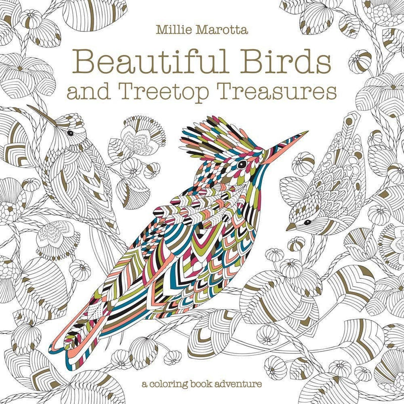 Millie Marotta - Beautiful Birds and Treetops Coloring Book