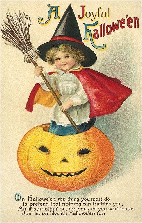 Found Image Press - Postcard - A Joyful Halloween