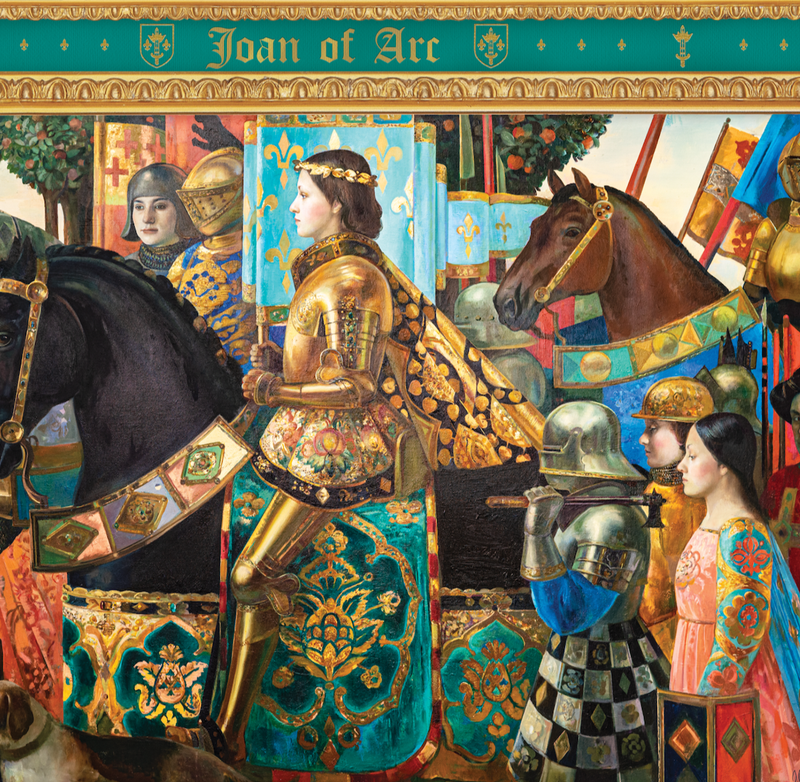 Art & Fable Puzzle Company - Joan of Arc - 1000-pc Velvet-Touch Jigsaw Puzzle