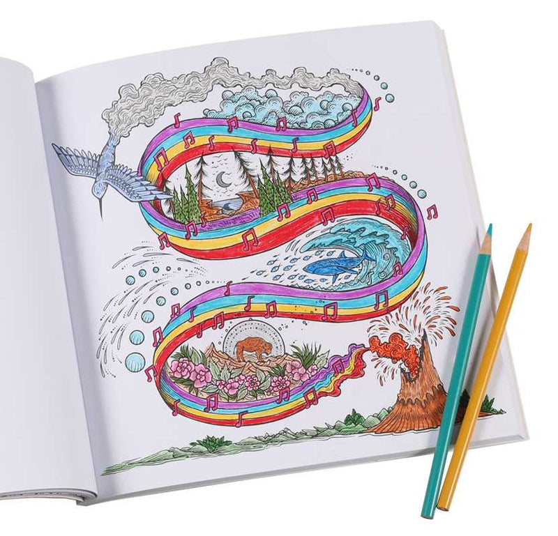 Meni Chatzipanagiotou - Coloring Book - Enchanted Earth