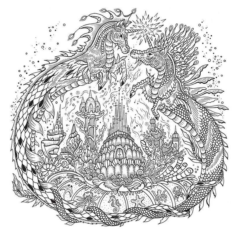 Melpomeni Chatzipanagiotou - Dream Voyage: A Fantasy Coloring Journey