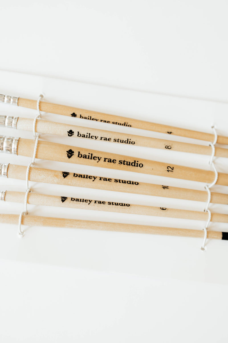 bailey rae studio - Round Tip Watercolor Brush Set