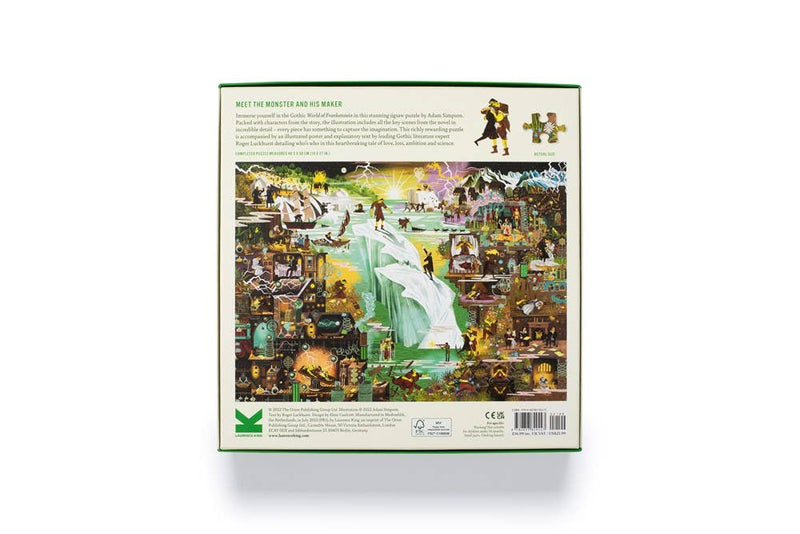 Lawrence King - The World of Frankenstein 1000 Piece Puzzle