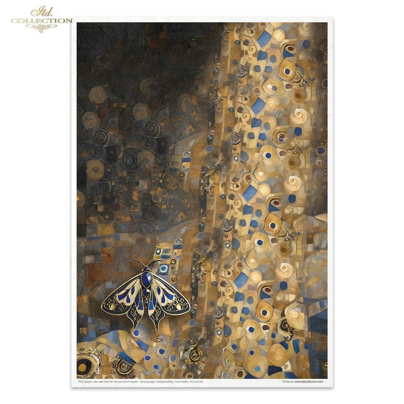 ITD Collection - Inspired by Klimt - Rice Paper Set