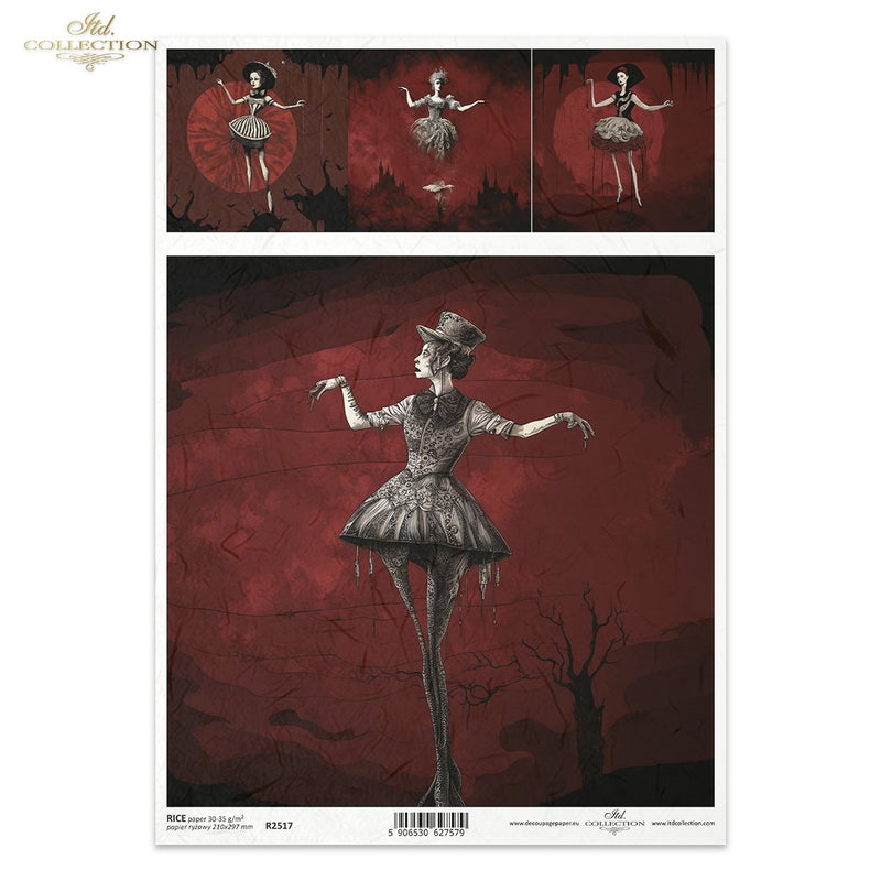 ITD Collection - Mysterious Ballerina - Rice Paper