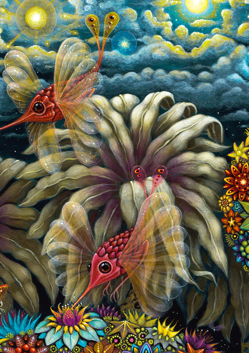 Art & Fable Puzzle Company - MegaFlora - 1000pc Velvet-Touch Dinosaur Puzzle