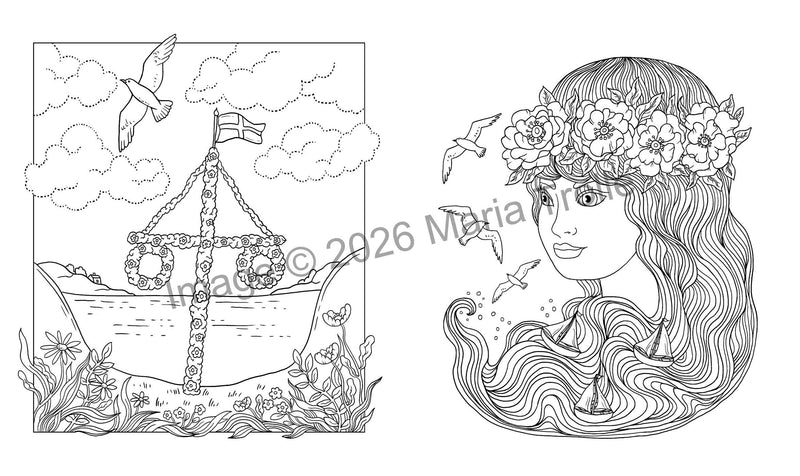 Maria Trolle - Enchanted Seasons Coloring Book