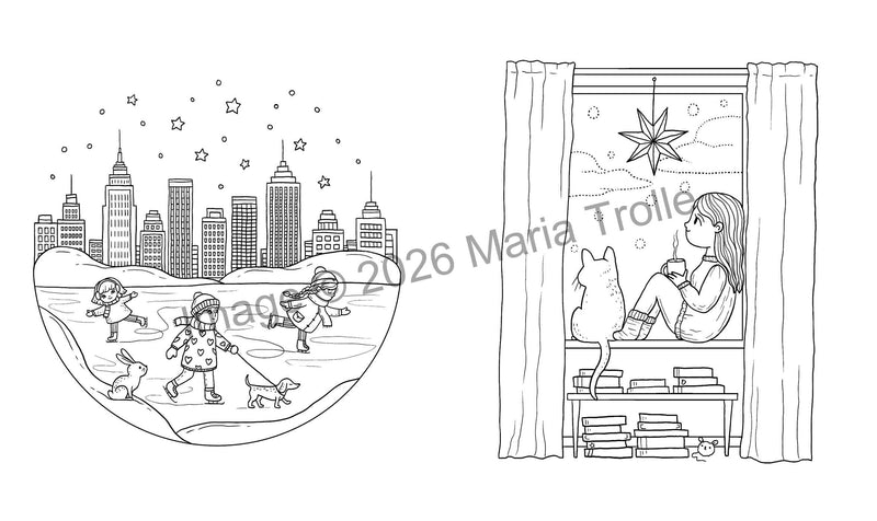 Maria Trolle - Enchanted Seasons Coloring Book