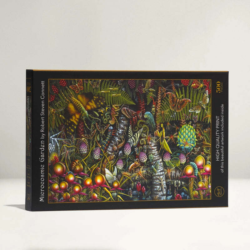 Art & Fable Puzzle Company - Microcosmic Garden 500-pc Velvet-Touch Jigsaw Puzzle