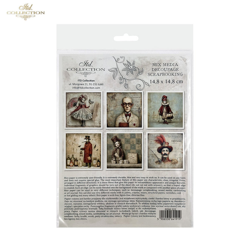 ITD Collection - Rice Paper Set Mini - Carnival When the Curtain Falls