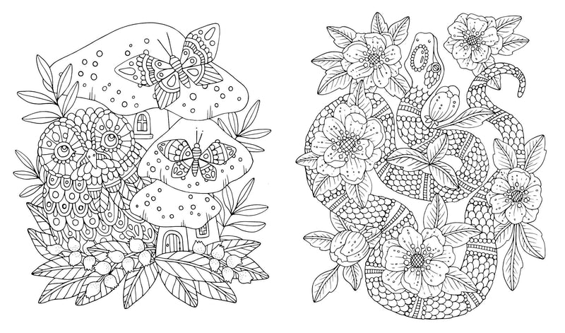 Emelie Lidehäll Öberg - Fairy Tales & Folklore Coloring Book