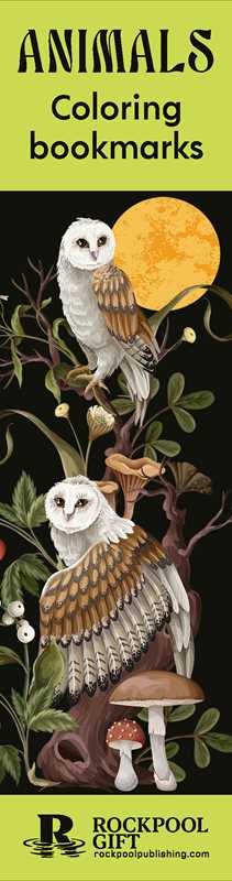 Rockpool Publishing - Animals Coloring Bookmarks