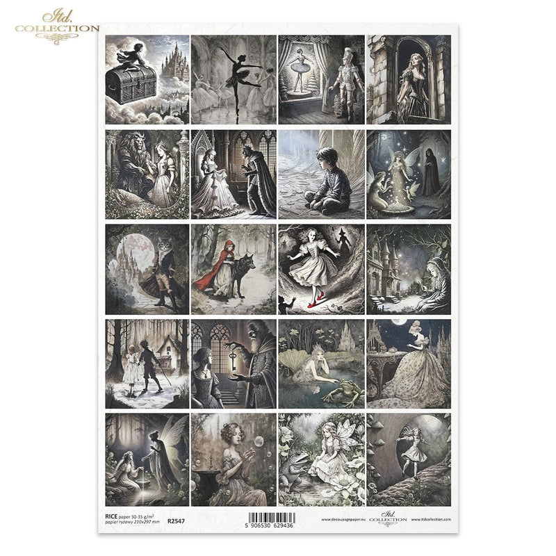 ITD Collection - Lost in a Fairy Tale - Rice Paper - R2547