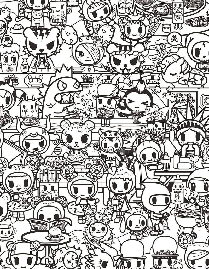 Tokidoki - Coloring Party Coloring Book