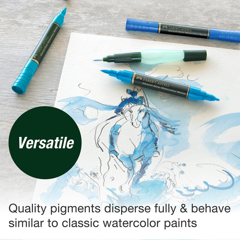 Faber-Castell - Albrecht Dürer Watercolor Markers - Plein Air - Wallet of 5