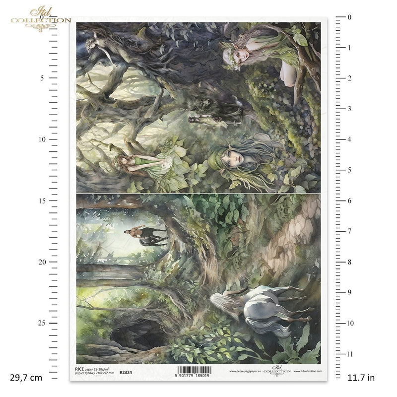 ITD Collection - Wood Nymphs - Rice Paper