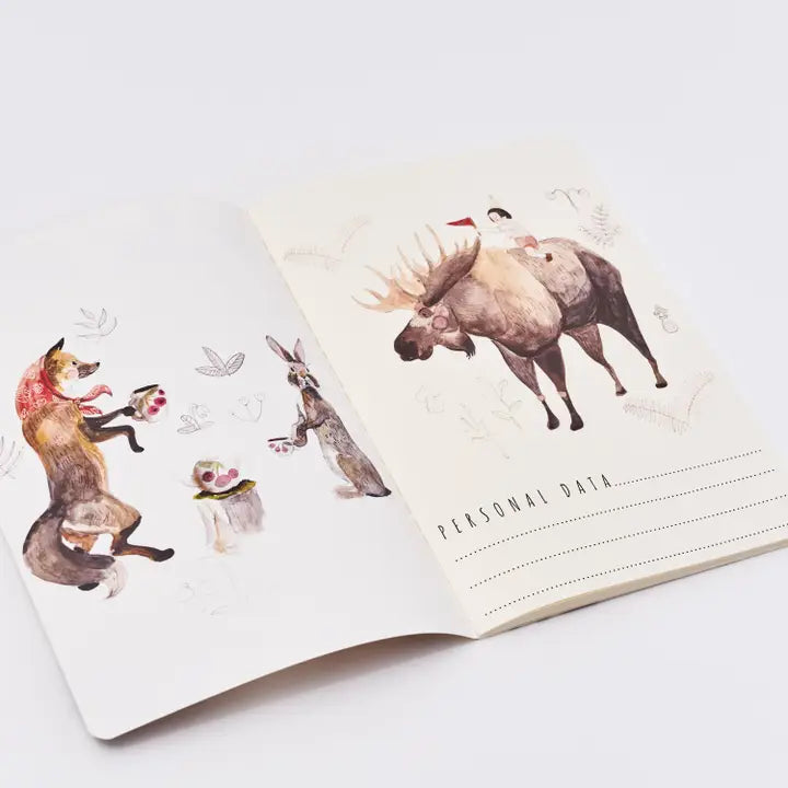 BV by Bruno Visconti - Forest Animals Notebook