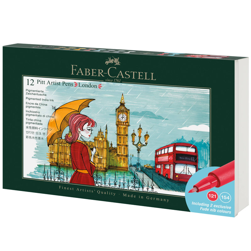 Faber-Castell - Pitt Artist Pen Limited Edition City Gift Set - London