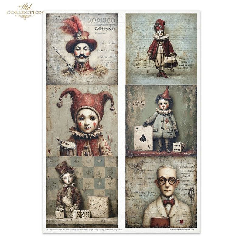 ITD Collection - Carnival - Masquerade - Rice Paper Set