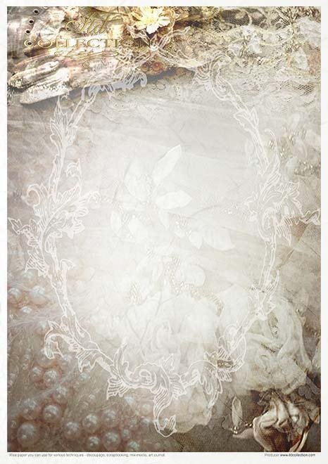 ITD Collection - Old Diary Ephemeral Moments - Rice Paper Set