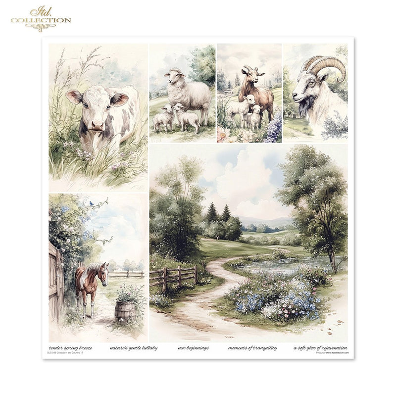 ITD Collection - Cottage in the Country Scrapbooking Papers