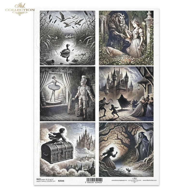 ITD Collection - Lost in a Fairy Tale - Rice Paper - R2546