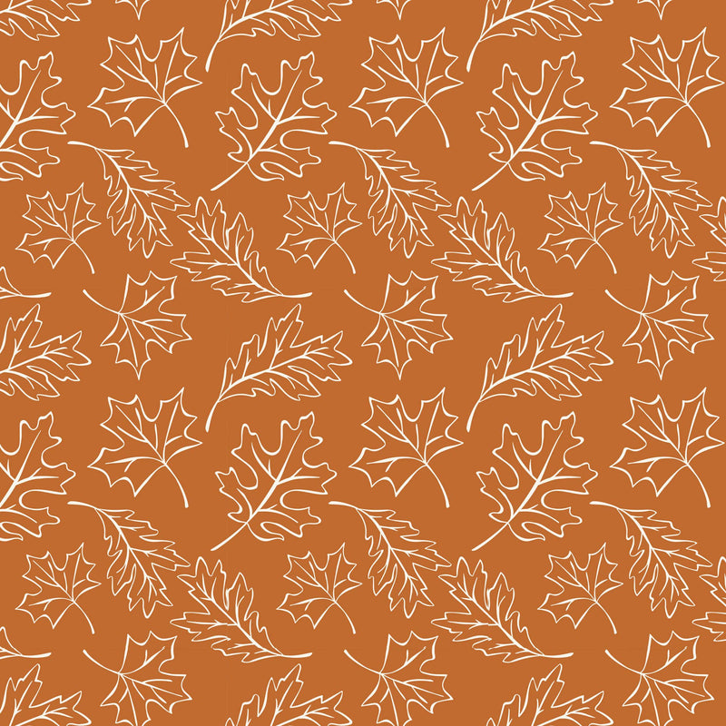 Paper House Productions - Fall Leaves 12 x 12 Scrapbook Paper