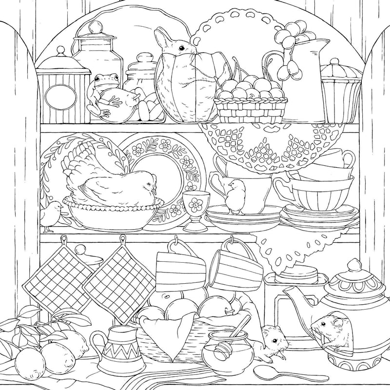 Kanoko Egusa - Symphony of Cute Animals - A Curious Coloring Book Adventure