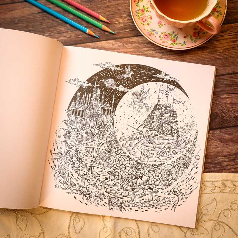 Melpomeni Chatzipanagiotou - Dream Voyage: A Fantasy Coloring Journey