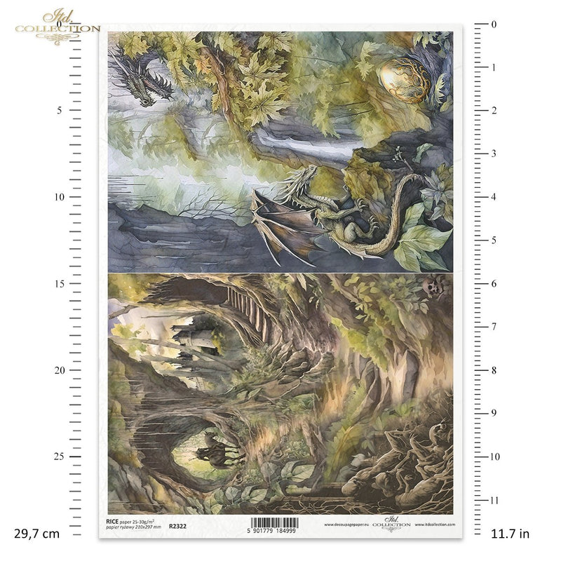 ITD Collection - Dragon Lair - Rice Paper