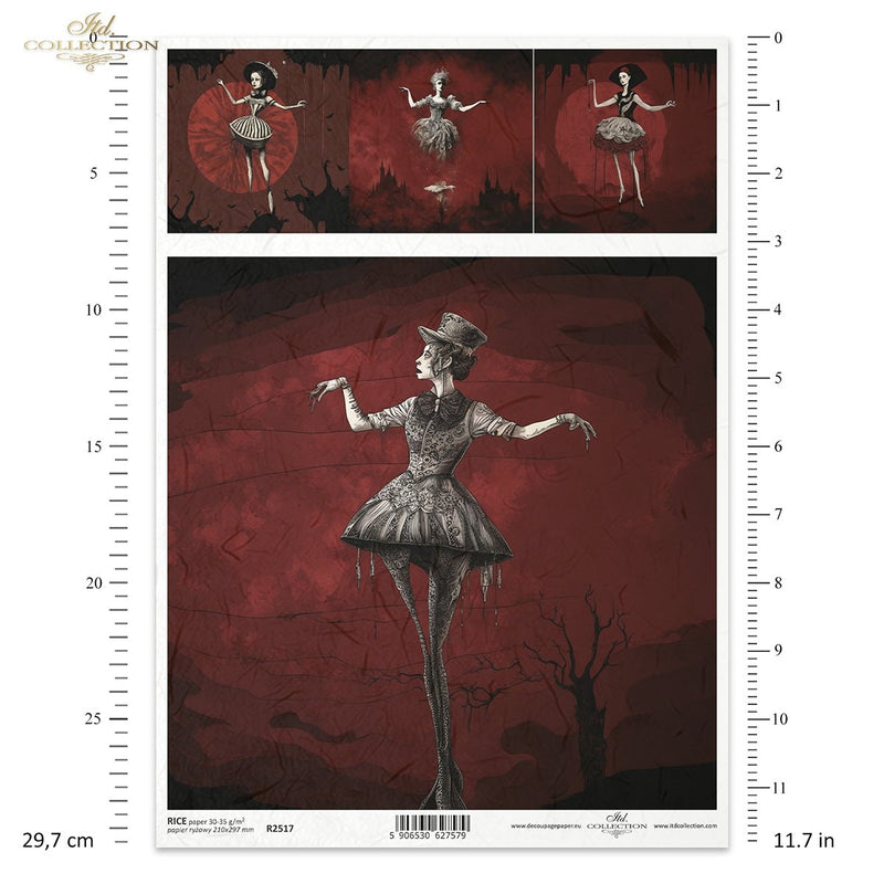 ITD Collection - Mysterious Ballerina - Rice Paper