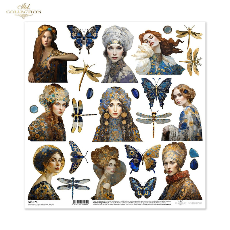 ITD Collection - SL1575 Scrapbooking Single Sheet