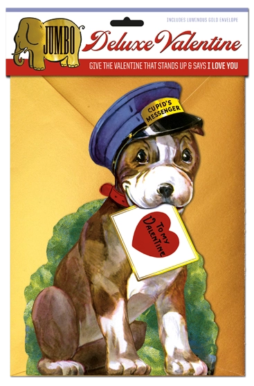 Laughing Elephant - Cupid's Messenger - Jumbo Deluxe Valentine