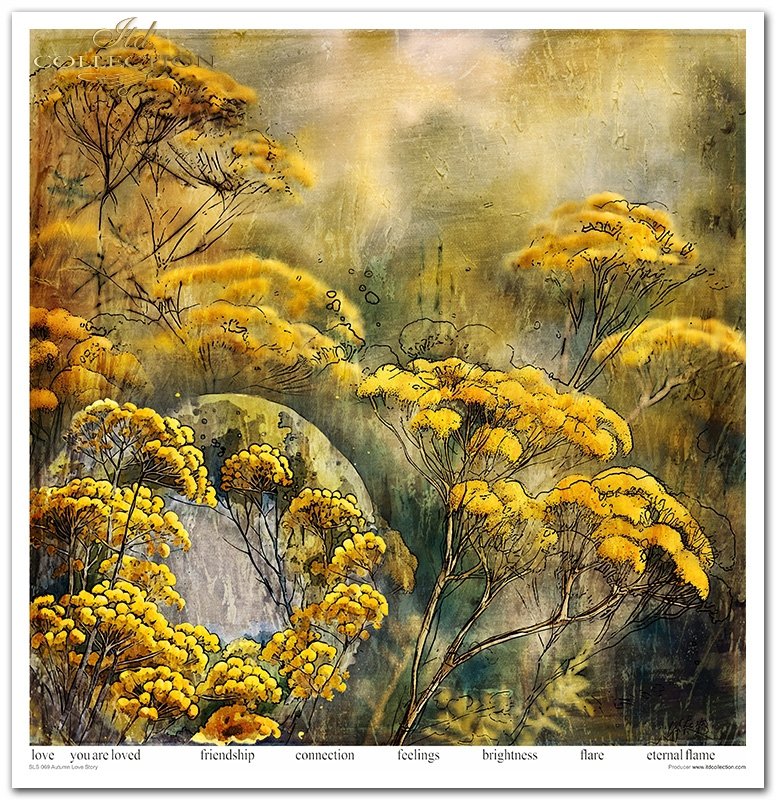 ITD Collection - Autumn Love Story Scrapbooking Papers