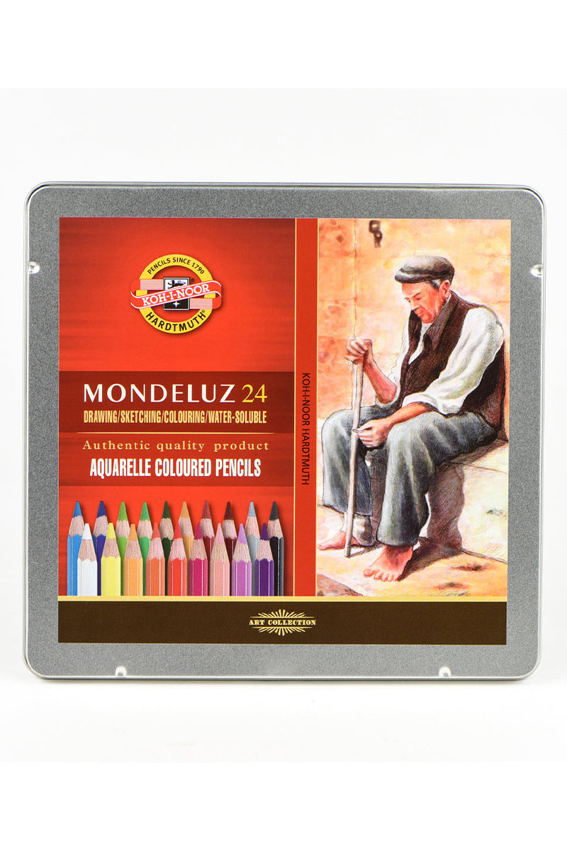Koh-I-Noor - Mondeluz® Aquarell Colored Pencil Set - 24 Piece