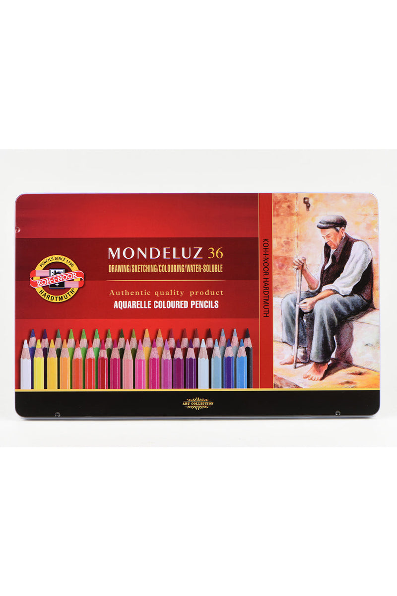 Koh-I-Noor - Mondeluz® Aquarell Colored Pencil Set - 36 Piece