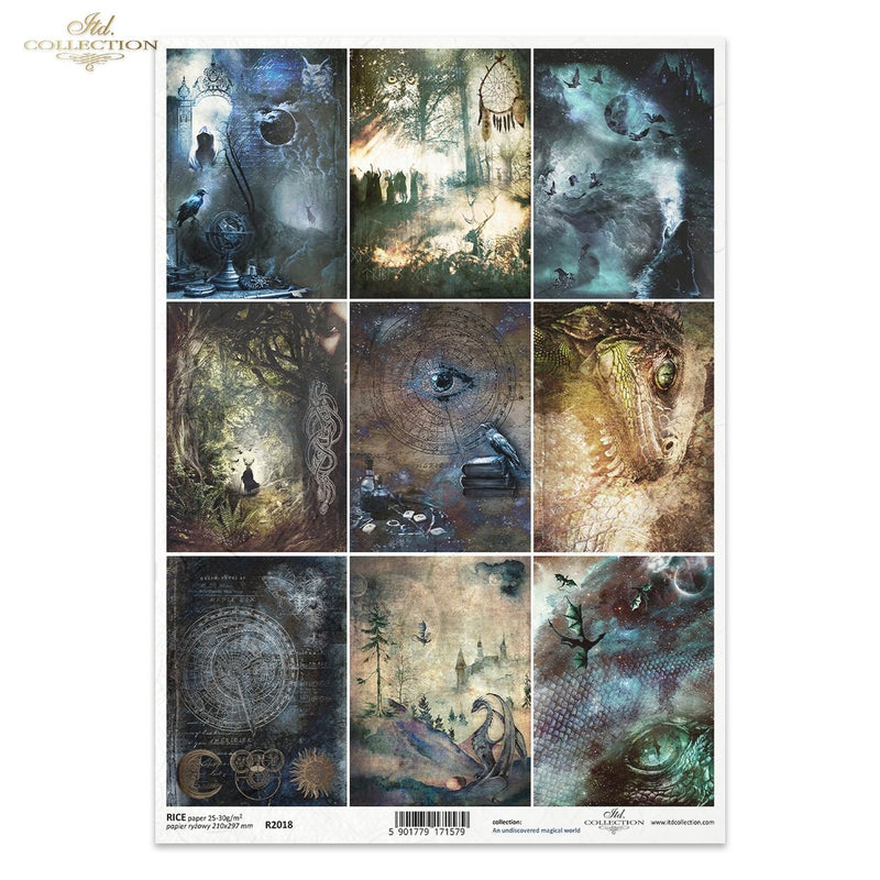 ITD Collection - Dragon Mysteries 9 Pack - Rice Paper