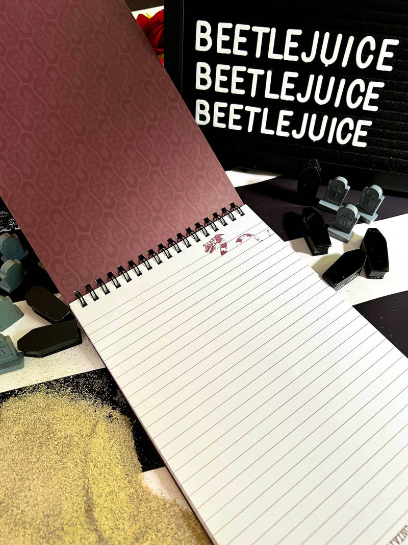 Conquest Journals - Beetlejuice Handbook for the Recently Deceased Steno Notepad