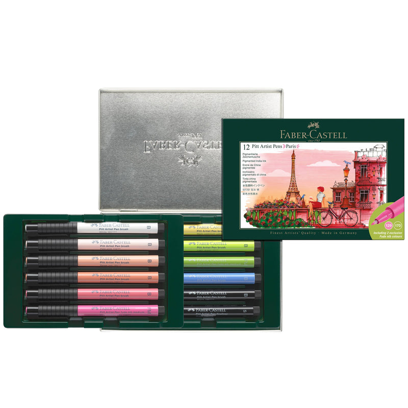 Faber-Castell - Pitt Artist Pen Limited Edition City Gift Set - Paris