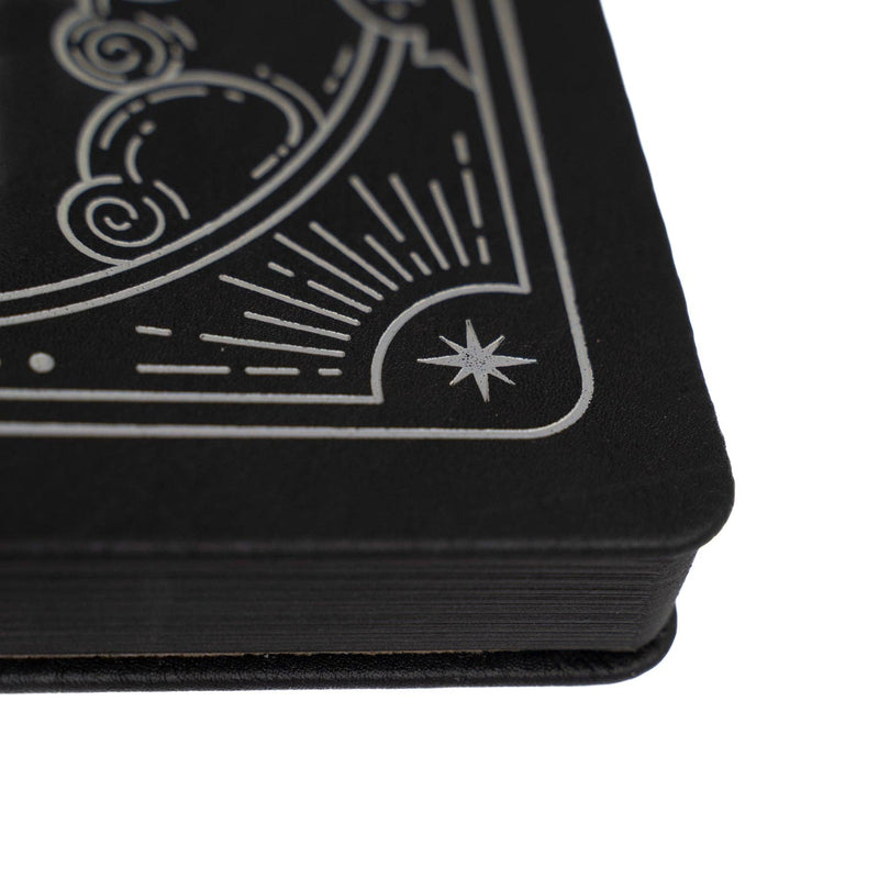 Archer and Olive - Lunar Veil - Dot Grid A5 Notebook - Black