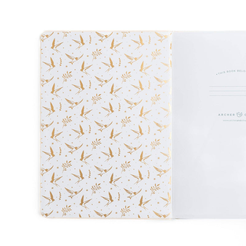 Archer and Olive - B6 Dot Grid - Swallows