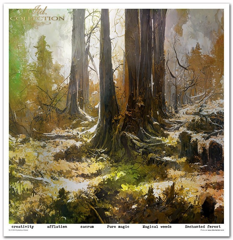 ITD Collection - Mysterious Forest Scrapbooking Papers