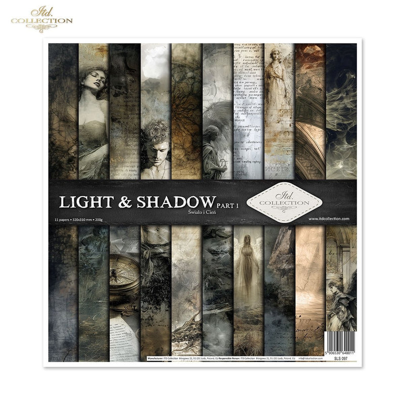 ITD Collection - Light & Shadow Part 1 Scrapbooking Papers