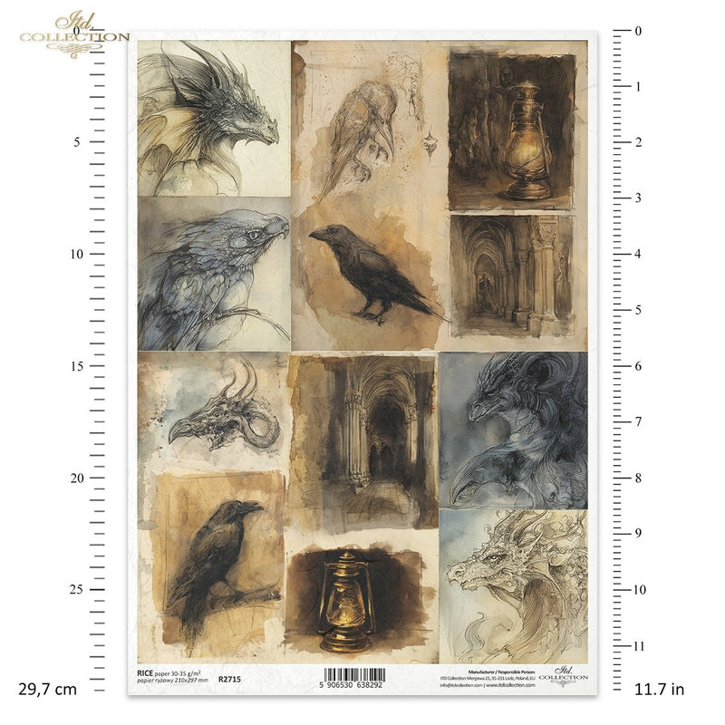 ITD Collection - Light & Shadow - Rice Paper - R2715