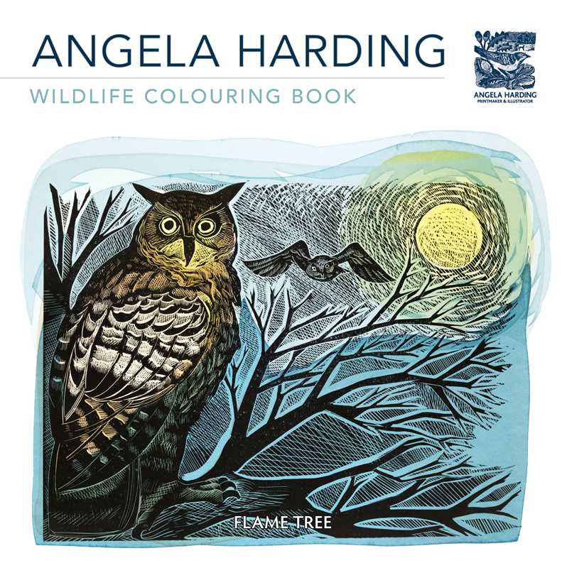 Angela Harding - Wildlife Colouring Book